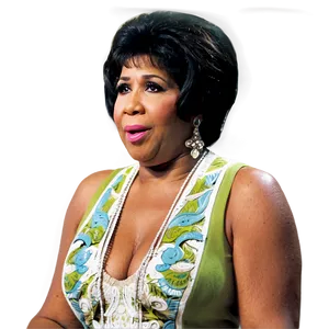 Aretha Franklin Piano Performance Png Meb84 PNG Image