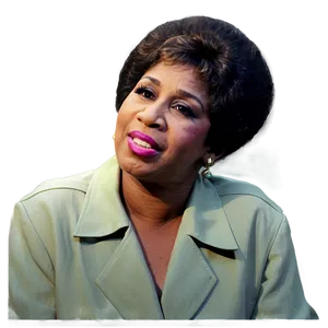 Aretha Franklin Soulful Expression Png Jyi19 PNG Image