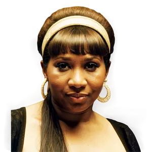 Aretha Franklin Vintage Photo Png 17 PNG Image