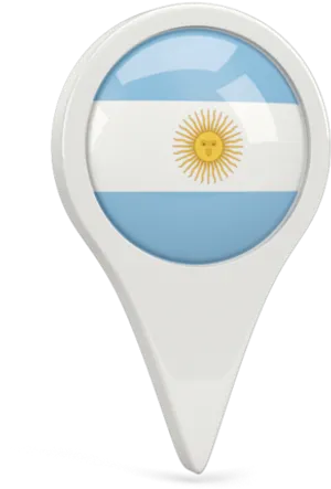 Argentina Location Pin Icon PNG Image