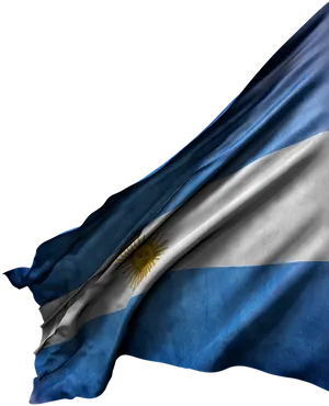 Argentinian Flag Waving PNG Image