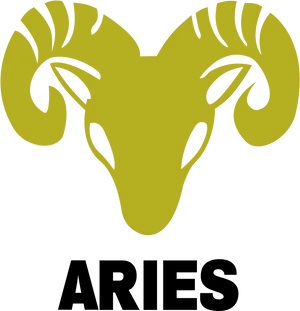 Aries Zodiac Sign Graphic PNG Image