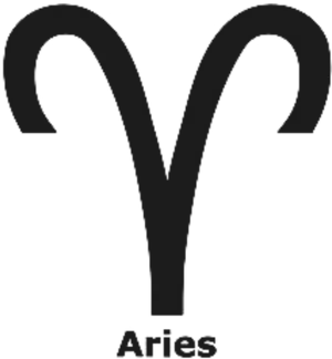 Aries Zodiac Symbol PNG Image