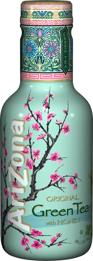 Arizona Green Teawith Honey Bottle PNG Image