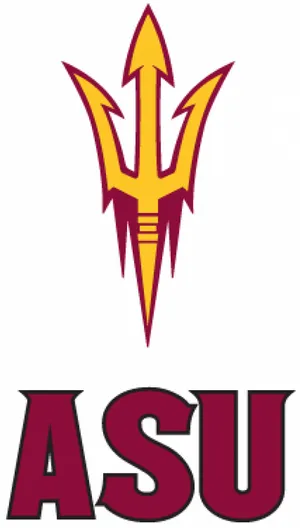 Arizona State University A S U Logo PNG Image