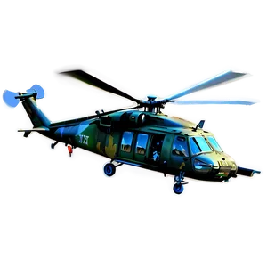 Army Black Hawk Helicopter Png Owi PNG Image