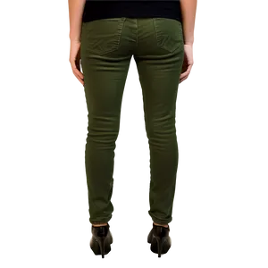 Army Green Skinny Jeans Png 19 PNG Image