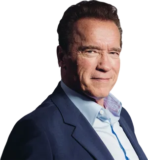 Arnold Schwarzenegger Portrait PNG Image