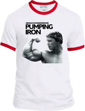 Arnold Schwarzenegger Pumping Iron T Shirt PNG Image