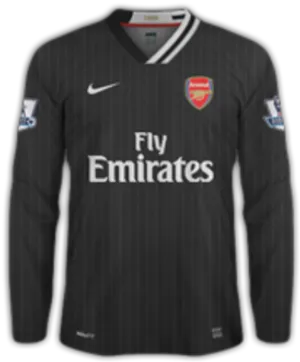 Arsenal Fly Emirates Nike Jersey PNG Image