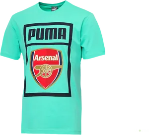 Arsenal Puma T Shirt Design PNG Image