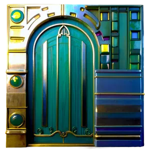 Art Deco Door Png Gba58 PNG Image