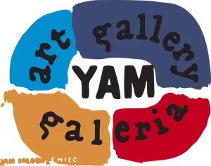 Art Gallery Y A M Signage PNG Image