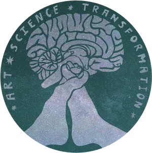 Art Science Transformation Brain Hands PNG Image