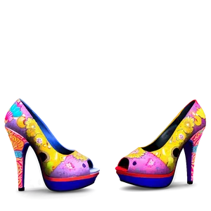 Artistic Abstract Heels Png Sbm PNG Image