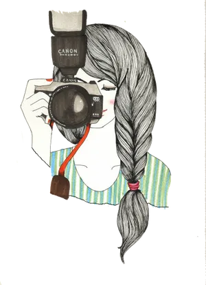 Artistic_ Camera_ Obscura_ Illustration PNG Image