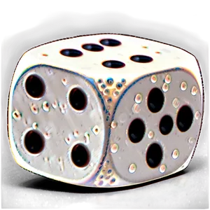 Artistic Dice Illustration PNG Image