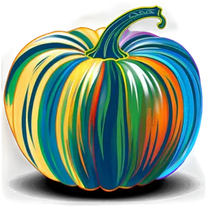 Artistic Pumpkin Silhouette Png Grc PNG Image