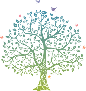 Artistic Tree Illustration PNG Image