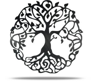 Artistic Treeof Life Silhouette PNG Image