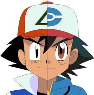 Ash Ketchum Iconic Pose PNG Image