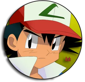 Ash Ketchum Iconic Pose PNG Image