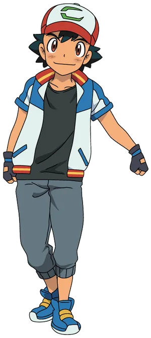 Ash Ketchum Pokemon Character PNG Image