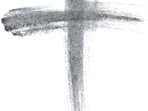 Ash Wednesday Cross Ashes PNG Image