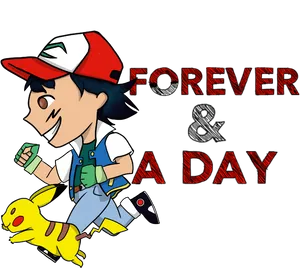 Ashand Pikachu Foreveranda Day PNG Image