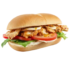 Asian Style Chicken Sandwich Png 06132024 PNG Image