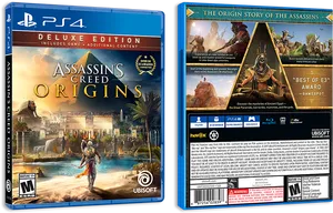 Assassins Creed Origins P S4 Deluxe Edition PNG Image