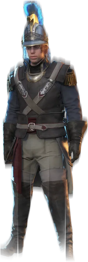 Assassins Creed Unity Guard Character Render PNG Image