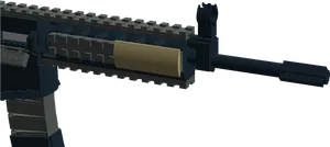 Assault Rifle Cartridge Ejection PNG Image