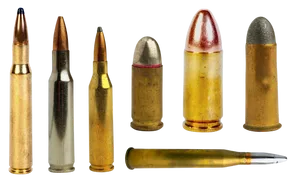 Assorted Ammunition Types PNG Image