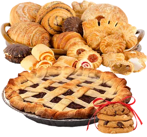 Assorted Bakery Items Collection PNG Image