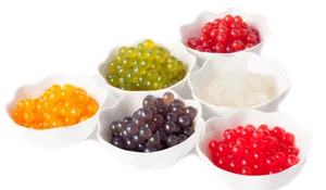 Assorted Boba Pearls PNG Image