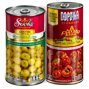 Assorted Canned Food Png Fha86 PNG Image