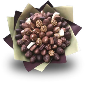 Assorted Chocolate Bouquet PNG Image