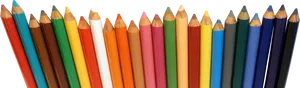 Assorted Colored Pencils PNG Image