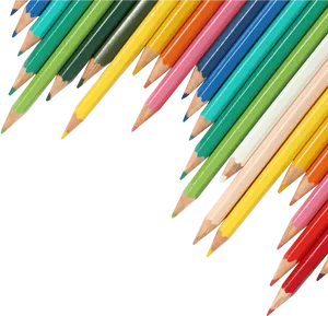 Assorted Colored Pencils PNG Image