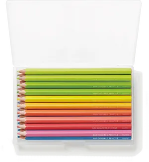 Assorted Colored Pencilsin Box PNG Image