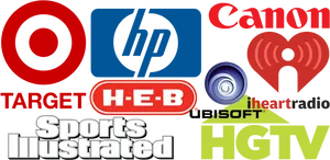 Assorted Company Logos Compilation PNG Image