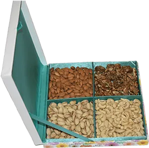 Assorted Dry Fruits Gift Box PNG Image