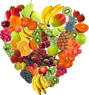 Assorted Fresh Fruit Medley PNG Image