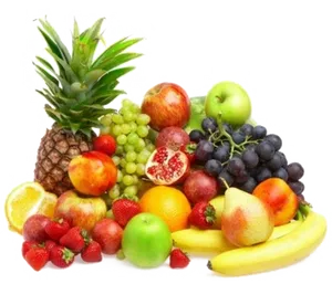 Assorted Fresh Fruit Selection PNG Image