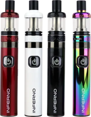 Assorted Inferno Vape Pens PNG Image