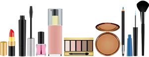 Assorted Makeup Products Collection PNG