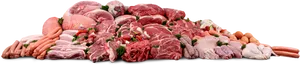 Assorted Meat Selection PNG Image