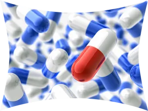 Assorted Medication Capsules PNG Image