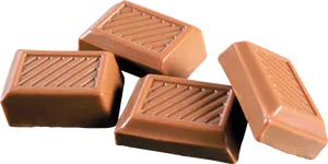 Assorted Milk Chocolate Pieces PNG